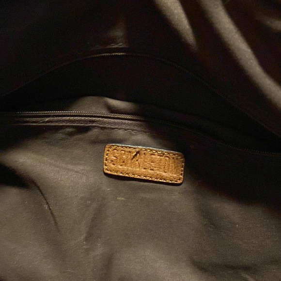 Scarleton handbag. Shoulder Large tote. Camel/Cognac color with gold accents. - Picture 11 of 11